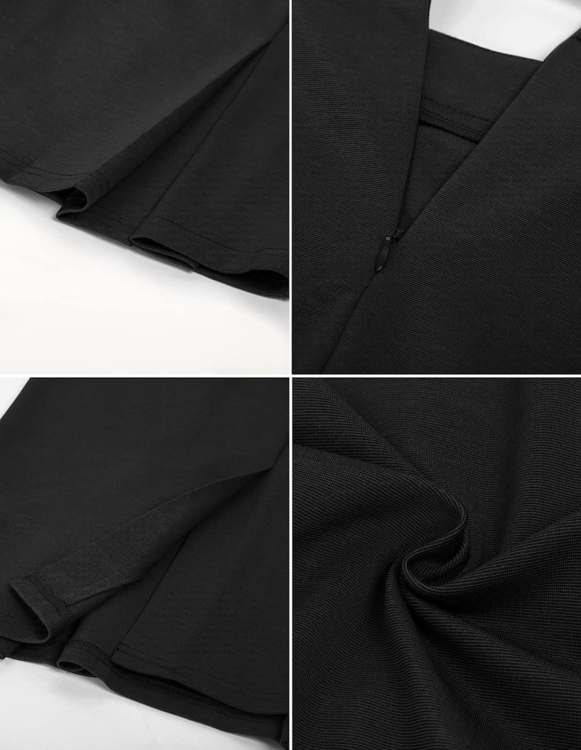 Belle Poque Women Midi High Waist Office Stretchy Pencil Skirt with Bow-Knot BP587 - Image 6